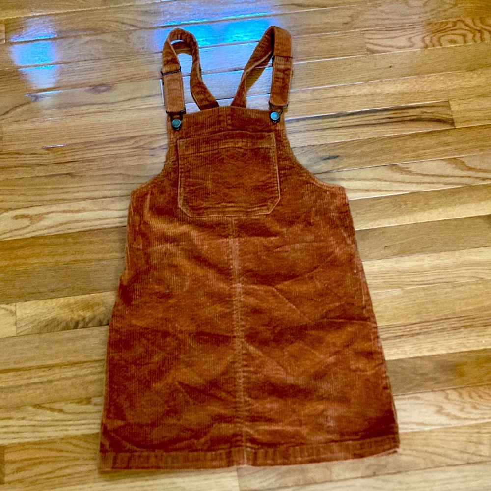 Very cute corduroy overall dress